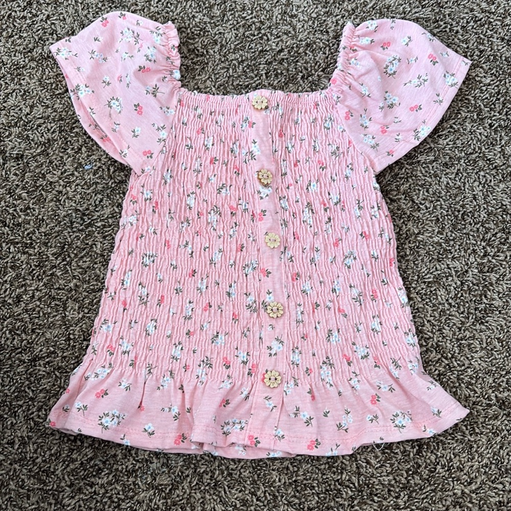 5/$25 Girls Floral Blouse
